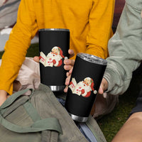 Funny 67 Christmas Santa Tumbler Cup Naughty List Kids Who Say Six Seven Meme - Wonder Print Shop