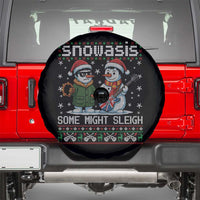 Snowasis Some Might Sleigh Spare Tire Cover Funny Christmas Snowmen Rock Band Parody - Wonder Print Shop