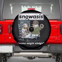 Snowasis Some Might Sleigh Spare Tire Cover Funny Christmas Snowmen Rock Band - Wonder Print Shop