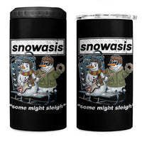 Snowasis Some Might Sleigh 4 in 1 Can Cooler Tumbler Funny Christmas Snowmen Rock Band - Wonder Print Shop