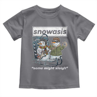 Snowasis Some Might Sleigh Toddler T Shirt Funny Christmas Snowmen Rock Band - Wonder Print Shop