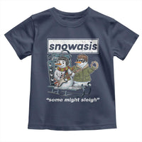 Snowasis Some Might Sleigh Toddler T Shirt Funny Christmas Snowmen Rock Band - Wonder Print Shop