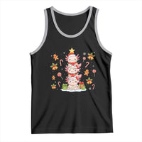 Funny Christmas Kawaii Axolotl Xmas Tree Tank Top - Wonder Print Shop