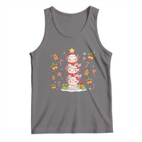 Funny Christmas Kawaii Axolotl Xmas Tree Tank Top - Wonder Print Shop