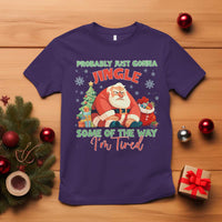 Probably Just Gonna Jingle Some Of The Way I'm Tired T Shirt Funny Christmas Santa - Wonder Print Shop