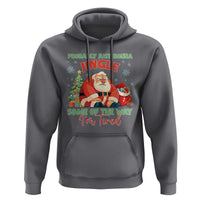 Probably Just Gonna Jingle Some Of The Way I'm Tired Hoodie Funny Christmas Santa - Wonder Print Shop