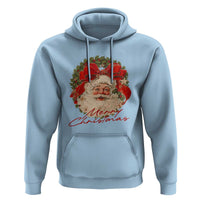 Merry Christmas Vintage Retro Santa Claus Coquette Hoodie - Wonder Print Shop