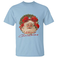 Merry Christmas Vintage Retro Santa Claus Coquette T Shirt - Wonder Print Shop