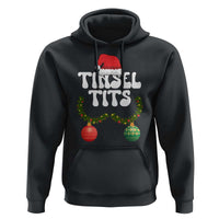Christmas Tinsel Tits Hoodie Funny Xmas Couple Matching - Wonder Print Shop