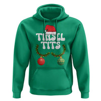 Christmas Tinsel Tits Hoodie Funny Xmas Couple Matching - Wonder Print Shop