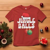 Christmas Jingle Balls T Shirt Funny Xmas Couple Matching - Wonder Print Shop