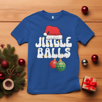 Christmas Jingle Balls T Shirt Funny Xmas Couple Matching - Wonder Print Shop