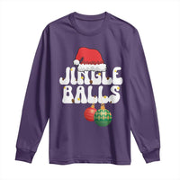 Christmas Jingle Balls Long Sleeve Shirt Funny Xmas Couple Matching - Wonder Print Shop