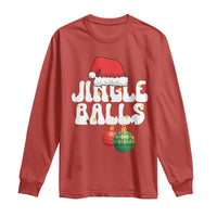 Christmas Jingle Balls Long Sleeve Shirt Funny Xmas Couple Matching - Wonder Print Shop