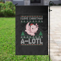 Funny Christmas Axolotl Garden Flag I Love Christmas A Lotl Xmas Salamander - Wonder Print Shop