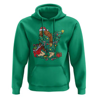 Funny Santa Bigfoot Christmas Tree Hoodie