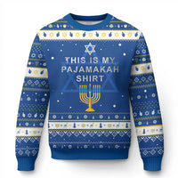 This Is My Pajamakah Shirt Chanukah Jewish Menorah Hanukkah Ugly Sweater - Wonder Print Shop