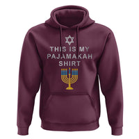 Hanukkah Hoodie This Is My Pajamakah Shirt Chanukah Jewish Menorah