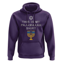 Hanukkah Hoodie This Is My Pajamakah Shirt Chanukah Jewish Menorah