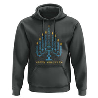 Happy Hanukkah Menorah Chanukah Jewish Holiday Hoodie
