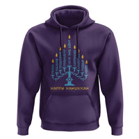 Happy Hanukkah Menorah Chanukah Jewish Holiday Hoodie