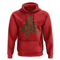 Funny Merry Christmas Nurse Hoodie Stethoscope Xmas Tree
