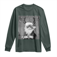 Funny Christmas Santa Grumpy Cat Long Sleeve Shirt