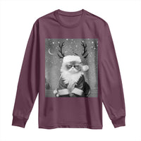 Funny Christmas Santa Grumpy Cat Long Sleeve Shirt