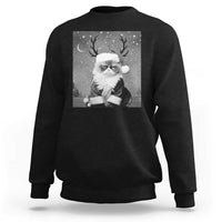 Funny Christmas Santa Grumpy Cat Sweatshirt - Wonder Print Shop