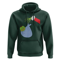 Funny NICU Labor Delivery Nurse Christmas Santa Green Baby Hoodie