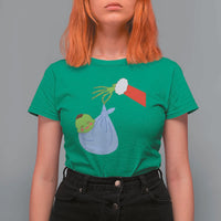 Funny NICU Labor Delivery Nurse Christmas Santa Green Baby T Shirt For Women - Wonder Print Shop