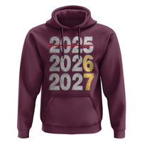 Funny 67 New Year Hoodie Happy New Year 2026 2027 Six Seven Meme Faux Glitter Effect Printed - Wonder Print Shop