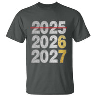 Funny 67 New Year T Shirt Happy New Year 2026 2027 Six Seven Meme Faux Glitter Effect Printed - Wonder Print Shop