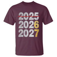 Funny 67 New Year T Shirt Happy New Year 2026 2027 Six Seven Meme Faux Glitter Effect Printed - Wonder Print Shop