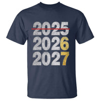 Funny 67 New Year T Shirt Happy New Year 2026 2027 Six Seven Meme Faux Glitter Effect Printed - Wonder Print Shop