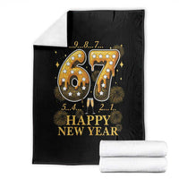 Funny 67 New Years Eve Throw Blanket Countdown New Year Party 2026 Six Seven Meme - Wonder Print Shop