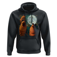 Funny Marcus The Worm New Year Hoodie Happy New Year 2026 Moon NYE Party - Wonder Print Shop