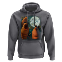 Funny Marcus The Worm New Year Hoodie Happy New Year 2026 Moon NYE Party - Wonder Print Shop