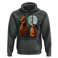 Funny Marcus The Worm New Year Hoodie Happy New Year 2026 Moon NYE Party - Wonder Print Shop