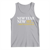 New Year New Me Mental Breakdowns Tank Top Funny New Year Party Faux Glitter - Wonder Print Shop