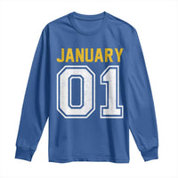 Funny January 01 New Years Eve Party Long Sleeve Shirt - Wonder Print Shop
