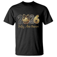 Spanish New Year 2026 T Shirt Feliz Ano Nuevo NYE Party Disco Ball - Wonder Print Shop