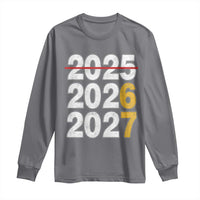 Funny 67 New Year Long Sleeve Shirt Happy New Year 2026 2027 Six Seven Meme - Wonder Print Shop