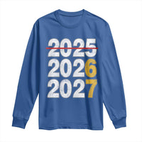 Funny 67 New Year Long Sleeve Shirt Happy New Year 2026 2027 Six Seven Meme - Wonder Print Shop