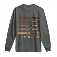 Melanin Black Teacher Long Sleeve Shirt We Can Be Different On The Outside But We Have The Same Heart Inside