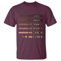 Melanin Black Teacher T Shirt We Can Be Different On The Outside But We Have The Same Heart Inside