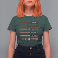 Melanin Black Teacher T Shirt For Women We Can Be Different On The Outside But We Have The Same Heart Inside