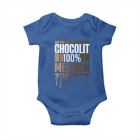 Funny Chocolit 100% Baby Onesie African American Melanin Black Pride