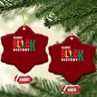 Celebrate Black History Ceramic Ornament African American History Africa Map