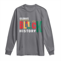 Celebrate Black History Long Sleeve Shirt African American History Africa Map